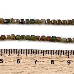 Natürliche grüne Turmalinperlenstränge&nbsp;G-G294-B02-3x3mm