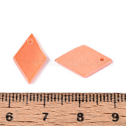 Anhänger aus sprühlackierten natürlichen Süßwassermuscheln&nbsp;BSHE-T014-07A