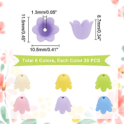 120 Stück 6 Farben gummierte&nbsp;ACRP-PH0001-11