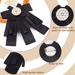 Spille con strass in raso bowknot&nbsp;JEWB-WH0020-045