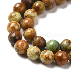 Fili di perline di crisocolla gialle naturali&nbsp;G-H298-A07-02