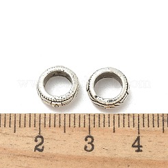 Tibetische Stil Legierung Großlochperlen&nbsp;TIBE-P003-32AS