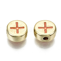 Abalorios de aleación de esmalte&nbsp;X-ENAM-S122-032-RS