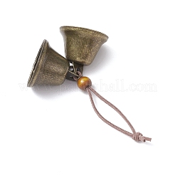 Fer cloche pendentif décorations&nbsp;HJEW-JM03774-01