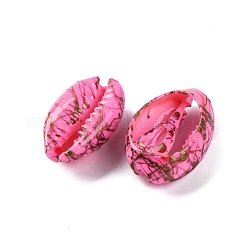 Sprühlackierte und Ziehbank-Kauri-Muschelperlen&nbsp;SSHEL-M023-03E