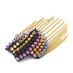 Spalline alla moda con nappe&nbsp;AJEW-WH0235-46G