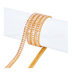 1 m lange Tassenketten aus Messing mit Strassen&nbsp;CHC-PH0001-27C