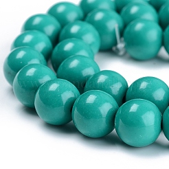 Gefärbte natürliche Mashan-Jade-Perlenstränge&nbsp;X-DJDA-E266-6mm-01