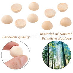 Cabochon in legno naturale non finito&nbsp;WOOD-GF0001-13B