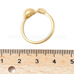 Offene Manschettenringe aus Edelstahl 304&nbsp;RJEW-S627-01B-G