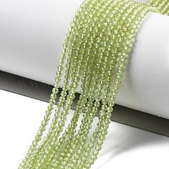 Natürlichen Peridot Perlen Stränge&nbsp;X-G-B107-A06-01A