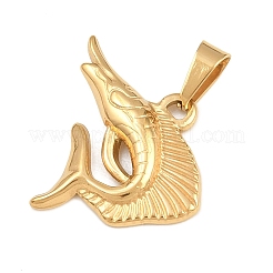 Placcatura ionica (ip) ciondoli in acciaio inossidabile 304&nbsp;STAS-B141-03C-G