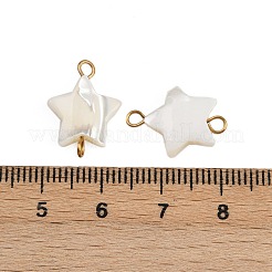 Natürliche Muschel-Stern-Verbindungsanhänger&nbsp;STAS-D378-26G
