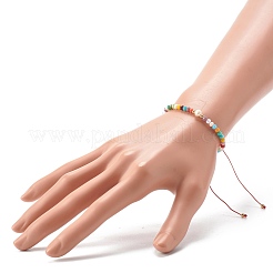 Nylonfaden geflochtene Perlenarmbänder Sets&nbsp;BJEW-JB06448