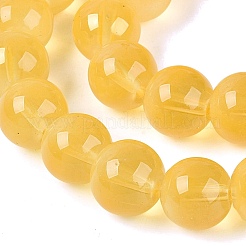 Colliers de perles acryliques imitation œil de chat&nbsp;OACR-Q197-01C-16