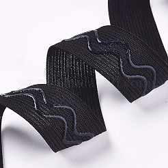 Elastico antiscivolo in silicone antiscivolo in poliestere&nbsp;SRIB-WH0006-22A-01