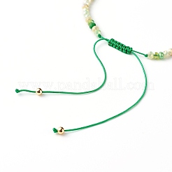 Pulseras de cuentas trenzadas de hilo de nylon&nbsp;BJEW-JB06449-01