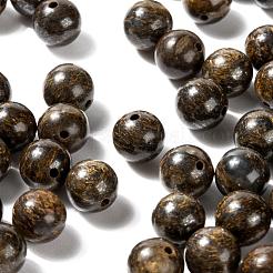 Perline rotonde in bronzite naturale da 100 pz 8 mm&nbsp;DIY-LS0002-47