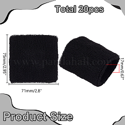 20 braccialetto in poliestere per lo sport&nbsp;AJEW-ME0002-39A
