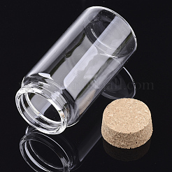 Glas Glasflaschen Wulst Behälter&nbsp;AJEW-S074-03C