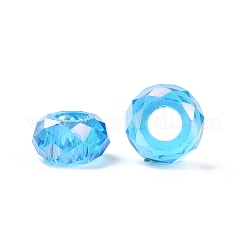 Perle di vetro trasparente europei&nbsp;GPDL-N005-D14mm-A09