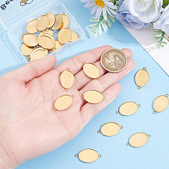 30 set di connettori cabochon in acciaio inossidabile 304&nbsp;STAS-BBC0011-18B