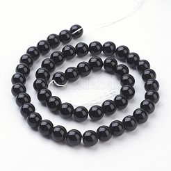 Sintetico pietra nera fili di perline&nbsp;X-GSR044