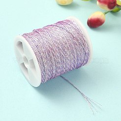17 m regenbogenfarbenes Polyester-Nähgarn mit Metallic-Effekt&nbsp;OCOR-E026-08D