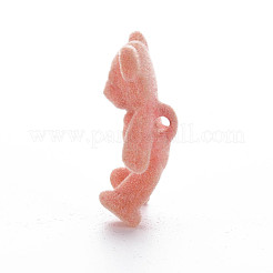 Boutons acryliques flocky&nbsp;OACR-N010-031G