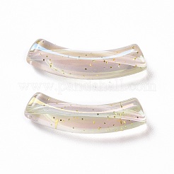 UV-Beschichtung schillernde transparente Acrylperlen&nbsp;X-OACR-A016-02