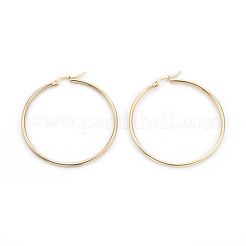 Ensembles de boucles d'oreilles créoles en acier inoxydable 304&nbsp;EJEW-MSMC003-10G
