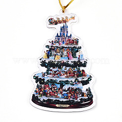 Weihnachtsbaumanhänger aus Acryl&nbsp;HJEW-Q010-01F