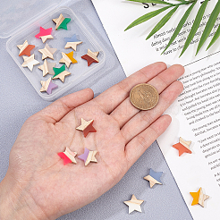 Cabochons en résine & bois&nbsp;DIY-OC0005-39