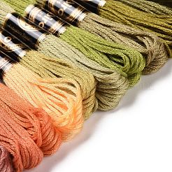 12 matassa 12 colori filo da ricamo in poliestere a 6 strati&nbsp;OCOR-M009-01B-15