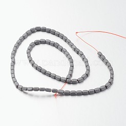 Non magnetici fili di perline di ematite sintetico&nbsp;G-F300-40B-F09