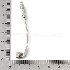 Pendentifs d'équipements de sport en alliage&nbsp;PALLOY-R157-05P-01