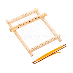 Abnehmbare Mini-Webmaschine aus Holz&nbsp;SENE-PW0002-083