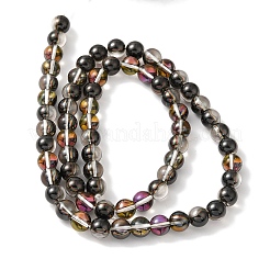 Trasparenti perle di vetro placca fili&nbsp;GLAA-T032-T6mm-C06