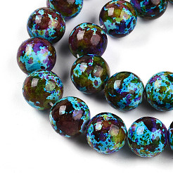 Chapelets de perles en turquoise synthétique&nbsp;TURQ-T004-08A-05