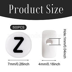 500pcs Acrylperlen&nbsp;SACR-TA0001-55Z
