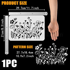 Modelli di stencil per pittura e disegno scavati in plastica&nbsp;DIY-WH0396-753