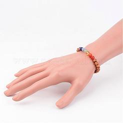 Holz Perlen Kinder dehnen Armbänder&nbsp;BJEW-JB02328