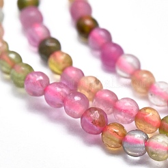 Fili di perle di tormalina multicolore naturale&nbsp;G-I289-05