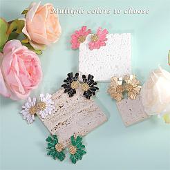 Aretes de flores vintage para mujer&nbsp;JE1095D