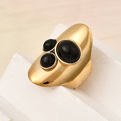 Anelli polsini aperti in acciaio inossidabile 304 per donna&nbsp;RJEW-K258-14G
