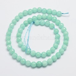 Natürliche Malaysia Jadeperle Stränge&nbsp;G-A147-6mm-A02