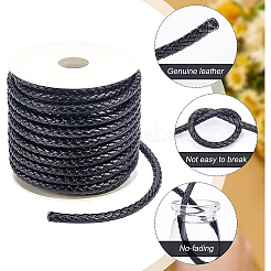 Cordon tressé en similicuir pu&nbsp;WL-WH0003-14A