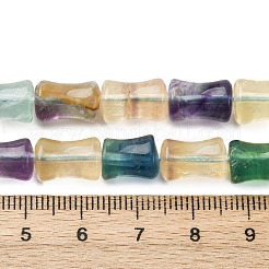 Fluorit natürlichen bunten Perlen Stränge&nbsp;G-H051-B01-02
