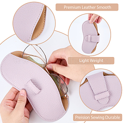 1 funda para gafas de piel sintética.&nbsp;AJEW-CN0006-94J