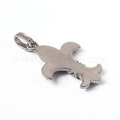 316 chirurgischer Edelstahl Strass-Anhänger&nbsp;STAS-L184-038